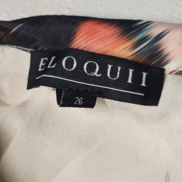 NWT ELOQUI FLORAL SIZE 26 HALTER MAXI DREES. - Picture 9 of 13